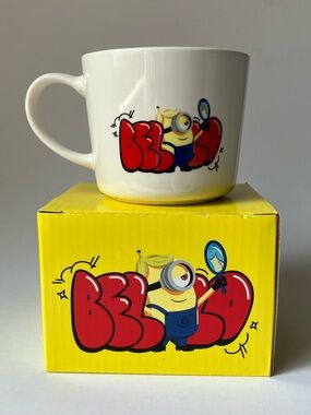 NIB Illumination’s Minion Ceramic Mug Limited Edition Burger King Portugal Gifts